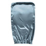 satin blue bonnet on a white background