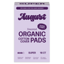 Box of August Organic Cotton Cover Pads on a white background