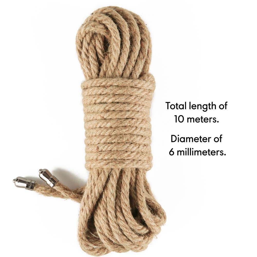 LoveToy - Rebellion Reign Rustic Hemp Bondage Rope