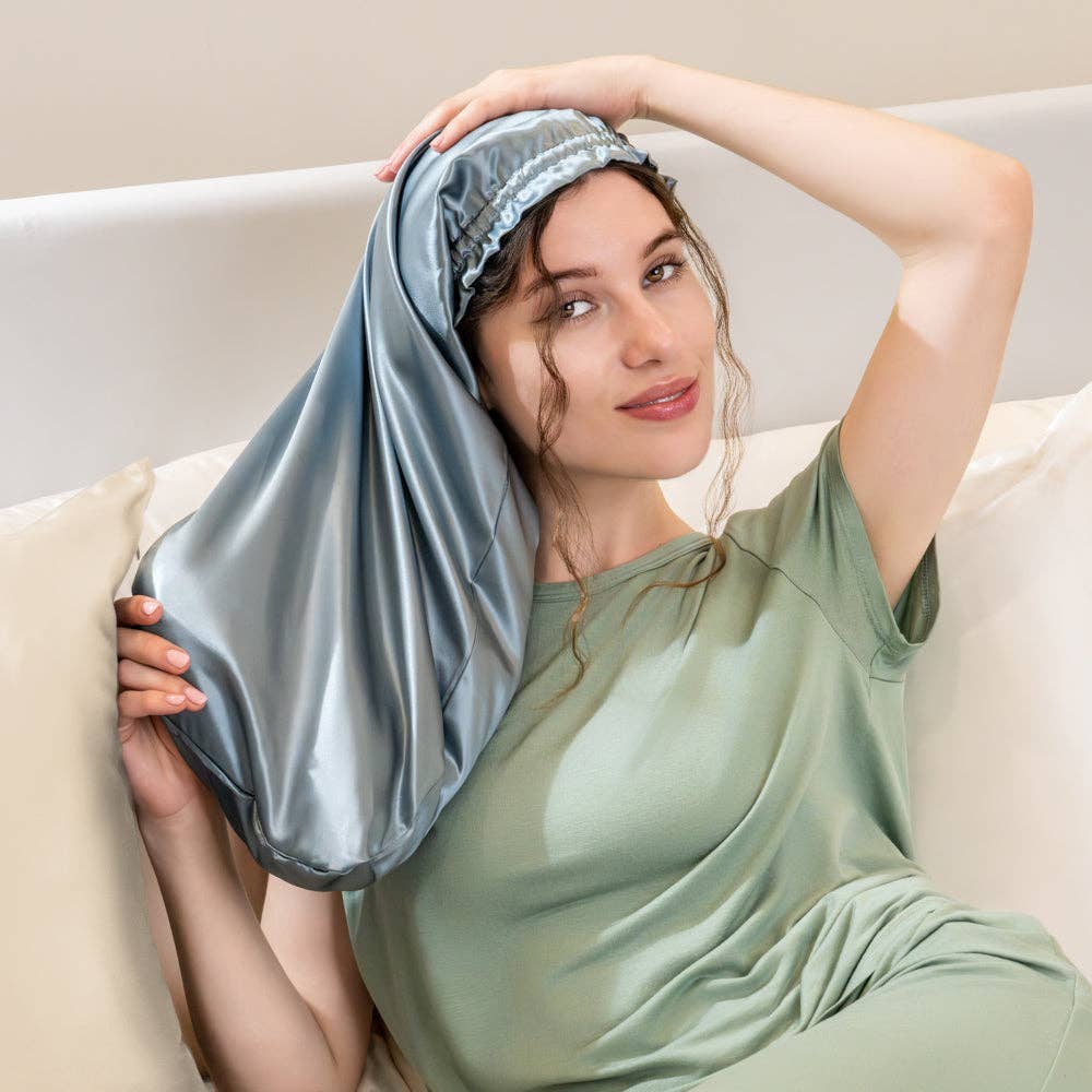 Blissy Cascade Bonnet (Ash Blue)