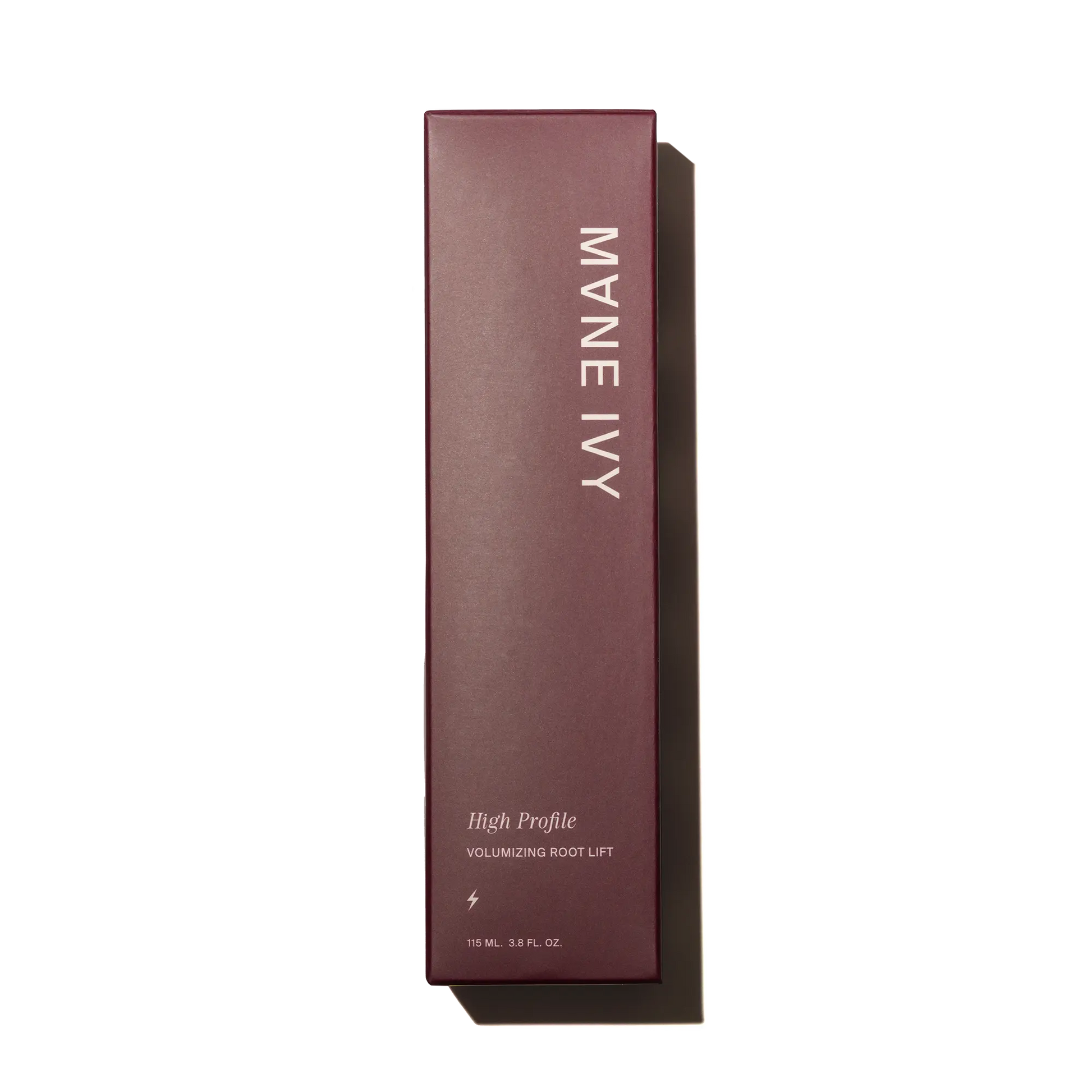 Maroon box with 'Mane Ivy' branding on a white background
