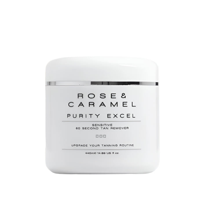 rose & caramel 60 Second Tan Remover - exfoliating self-tan remover scrub